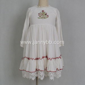 Kids Little Girl Embroidery Floral Gown Dresses